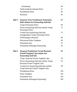 KAUNSELING INDIVIDU PENDEKATAN:PEMUSATAN KLIEN, RASIONAL EMOTIF TINGKAH LAKU, TERAPI TINGKAH LAKU
