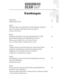 KOMUNIKASI ISLAM TEORI & APLIKASI KOMUNIKASI ISLAM TEORI & APLIKASI