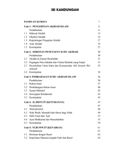 PENGANTAR AKIDAH ISLAM