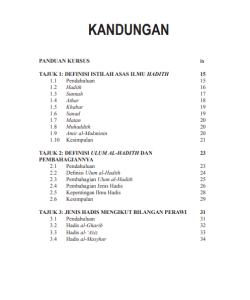 PENGANTAR PENGAJIAN HADIS