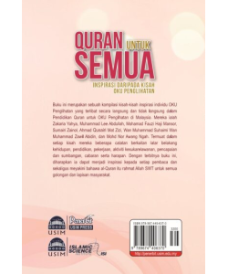 QURAN UNTUK SEMUA INSPIRASI DARIPADA KISAH OKU PENGLIHATAN