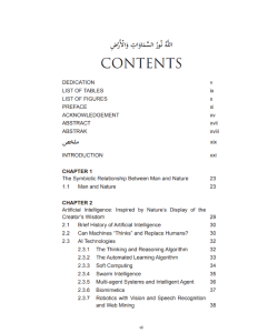 ARTIFICIAL INTELLIGENCE NATURE INSPIRED TECHNOLOGY DRIVEN BY THE LIGHT: THE WISDOM OF THE CREATOR DRIVEN BY THE LIGHT