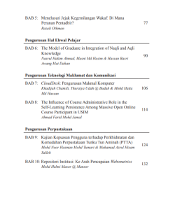 AMALAN TERBAIK PENGURUSAN UNIVERSITI KOMPILASI KERTAS KERJA