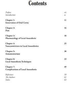 LOCAL ANAESTHESIA IN DENTISTRY: A CONCISE GUIDE FOR DENTAL UNDERGRADUATES