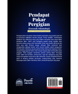 PENDAPAT PAKAR PERGIGIAN (FORENSIK ODONTOLOGI) MENURUT UNDANG-UNDANG KETERANGAN ISLAM PENDAPAT PAKAR PERGIGIAN (FORENSIK ODONTOLOGI) MENURUT UNDANG-UNDANG KETERANGAN ISLAM