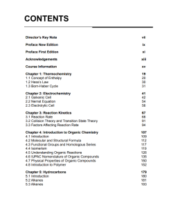 PHYSICAL & ORGANIC CHEMISTRY NEW EDITION