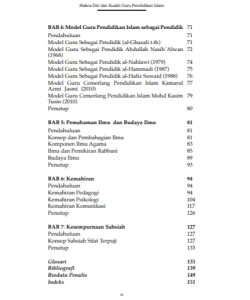 MAKNA DIRI DAN KUALITI GURU PENDIDIKAN ISLAM