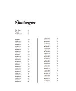 KATALOG MANUSKRIP KOLEKSI MADRASAH AL-AHMADIAH AL-ISLAMIAH, NARATHIWAT, THAILAND