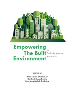 EMPOWERING THE BUILT ENVIRONMENT A MULTIDISCIPLINARY APPROACH