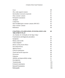 A GUIDE TO ROOT CANAL TREATMENT