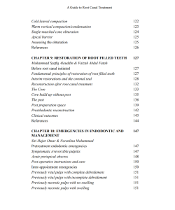 A GUIDE TO ROOT CANAL TREATMENT