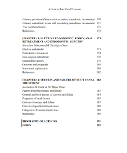 A GUIDE TO ROOT CANAL TREATMENT