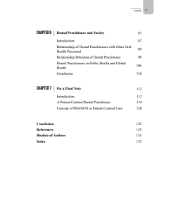 BEHAVIOURAL SCIENCE ENHANCING PATIENT-CENTRED CARE IN DENTISTRY