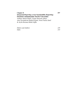 CPSA SERIES: GOVERNANCE, ASSURANCE & REPORTING IN MALAYSIA