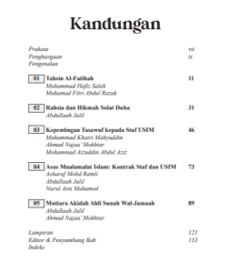 MODUL USIM KAMPUS BARAKAH: IBADAH BADANIYAH WA LISANIAH