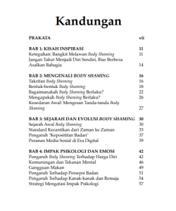 DI SEBALIK CERMIN PERJUANGAN MELAWAN BODY SHAMING