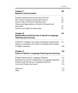 GENERATIVE ARTIFICIAL INTELLIGENCE IN LANGUAGE TEACHING & LEARNING