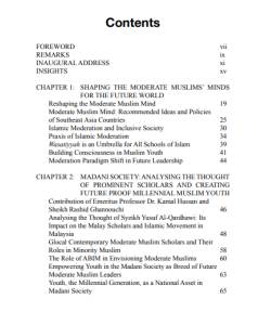 ISLAM AND WASATIYYAH SHAPING MODERATE MUSLIMS FOR THE FUTURE LANDSCAPE ISLAM AND WASATIYYAH SHAPING MODERATE MUSLIMS FOR THE FUTURE LANDSCAPE