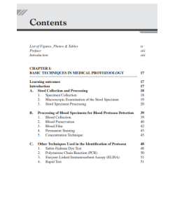 PRACTICAL GUIDE TO MEDICAL PROTOZOOLOGY