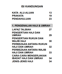 PANDUAN IBADAT HAJI MESRA OKU PENGLIHATAN PANDUAN IBADAT HAJI MESRA OKU PENGLIHATAN