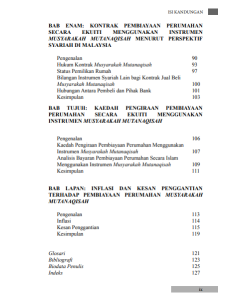 PEMBIAYAAN PERUMAHAN ISLAM BERASASKAN EKUITI DI MALAYSIA