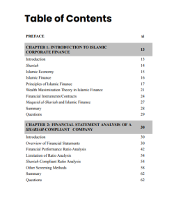 PRINCIPLES OF ISLAMIC CORPORATE FINANCE