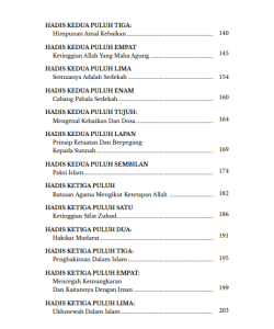 SYARAH HADIS 40 AL-NAWAWIYAH