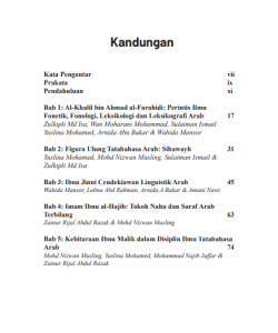 TOKOH SARJANA LINGUISTIK ARAB: SARJANA KLASIK