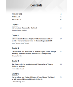 UNIVERSALISM VS RELATIVISM: IN THE CONTEXT OF MONITORING HUMAN RIGHTS IN MALAYSIA 