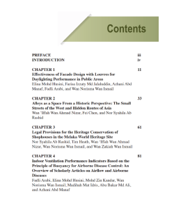 ADVANCING THE BUILT ENVIRONMENT: INSIGHTS ON URBAN AND ENVIRONMENTAL DESIGN