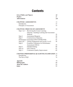 ASSESSMENT: A CONCISE GUIDE FOR DENTAL EDUCATORS