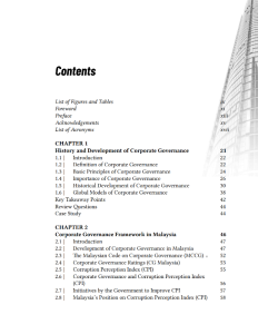 BUSINESS ETHICS AND CORPORATE GOVERNANCE BUSINESS ETHICS AND CORPORATE GOVERNANCE