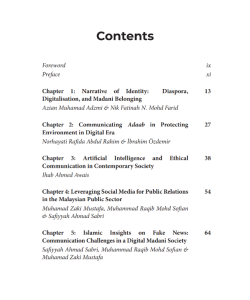COMMUNICATION AND DIGITALISATION IN MADANI SOCIETY COMMUNICATION AND DIGITALISATION IN MADANI SOCIETY