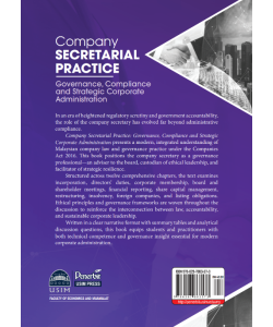 COMPANY SECRETARIAL PRACTICE: GOVERNANCE, COMPLIANCE AND STRATEGIC CORPORATE ADMINISTRATION COMPANY SECRETARIAL PRACTICE: GOVERNANCE, COMPLIANCE AND STRATEGIC CORPORATE ADMINISTRATION