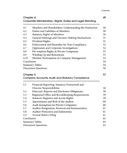 COMPANY SECRETARIAL PRACTICE: GOVERNANCE, COMPLIANCE AND STRATEGIC CORPORATE ADMINISTRATION COMPANY SECRETARIAL PRACTICE: GOVERNANCE, COMPLIANCE AND STRATEGIC CORPORATE ADMINISTRATION