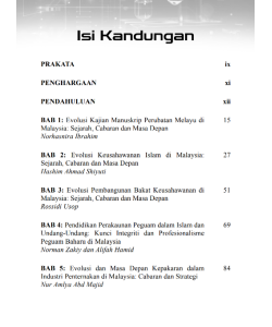EVOLUSI SAINS SOSIAL DAN TEKNOLOGI: SEJARAH, CABARAN & MASA DEPAN
