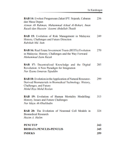 EVOLUSI SAINS SOSIAL DAN TEKNOLOGI: SEJARAH, CABARAN & MASA DEPAN