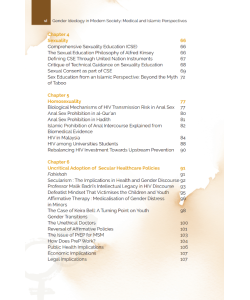 GENDER IDEOLOGY IN MODERN SOCIETY: MEDICAL AND ISLAMIC PERSPECTIVES GENDER IDEOLOGY IN MODERN SOCIETY: MEDICAL AND ISLAMIC PERSPECTIVES