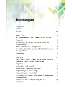 INTEGRASI NAQLI DAN AQLI DALAM PERBANKAN DAN KEWANGAN ISLAM: PERSPEKTIF AKADEMIK DAN INDUSTRI