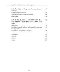INTEGRASI NAQLI DAN AQLI DALAM PERBANKAN DAN KEWANGAN ISLAM: PERSPEKTIF AKADEMIK DAN INDUSTRI