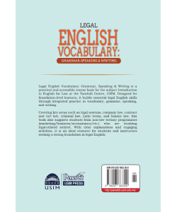 LEGAL ENGLISH VOCABULARY: GRAMMAR, SPEAKING & WRITING