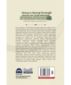 MEMACU SINERGI STRATEGIK ANALISIS LIMA TAHUN KERJASAMA MEMORANDUM PERSEFAHAMAN (MOU) DAN MEMORANDUM PERJANJIAN (MOA) UNIVERSITI SAINS ISLAM MALAYSIA