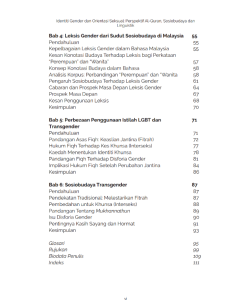 IDENTITI GENDER & ORIENTASI SEKSUAL: PERSPEKTIF AL-QURAN, SOSIOBUDAYA DAN LINGUISTIK