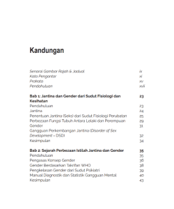 SIRI MYGIFT: IDENTITI GENDER & ORIENTASI SEKSUAL: PERSPEKTIF KESIHATAN DAN PSIKOLOGI BAGI KANAK-KANAK DAN REMAJA SIRI MYGIFT: IDENTITI GENDER & ORIENTASI SEKSUAL: PERSPEKTIF KESIHATAN DAN PSIKOLOGI BAGI KANAK-KANAK DAN REMAJA