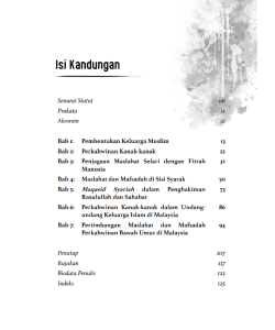 PERKAHWINAN BAWAH UMUR: ANTARA MASLAHAT DAN MAFSADAH PERKAHWINAN BAWAH UMUR: ANTARA MASLAHAT DAN MAFSADAH