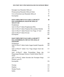 SADD AL-DHARA ‘I’ DALAM AL-IJTIHAD: IMPLEMENTASINYA DALAM AKAD-AKAD MUAMALAT MALIYYAH SADD AL-DHARA ‘I’ DALAM AL-IJTIHAD: IMPLEMENTASINYA DALAM AKAD-AKAD MUAMALAT MALIYYAH